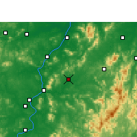 Nearby Forecast Locations - Yongfeng - mapa