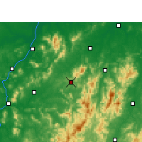 Nearby Forecast Locations - Le'an - mapa