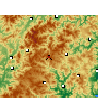 Nearby Forecast Locations - Shouning - mapa