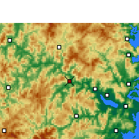 Nearby Forecast Locations - Minqing - mapa