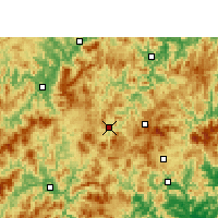 Nearby Forecast Locations - Datian - mapa
