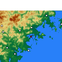 Nearby Forecast Locations - Xiuyugang - mapa