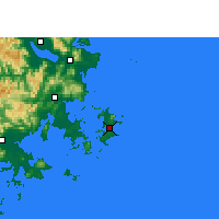 Nearby Forecast Locations - Pingtan - mapa