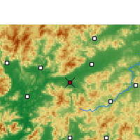Nearby Forecast Locations - Shixing - mapa