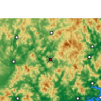Nearby Forecast Locations - Dapu - mapa