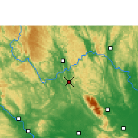 Nearby Forecast Locations - Mashan - mapa
