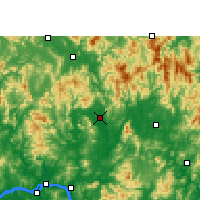 Nearby Forecast Locations - Xindu/GXA - mapa