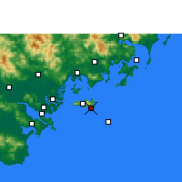 Nearby Forecast Locations - Yunao - mapa