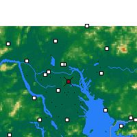 Nearby Forecast Locations - Panyu - mapa