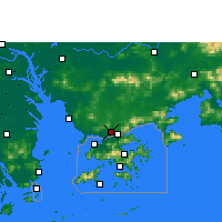 Nearby Forecast Locations - Shenzhen - mapa