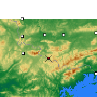 Nearby Forecast Locations - Banlan - mapa
