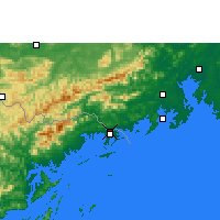 Nearby Forecast Locations - Dongxing - mapa
