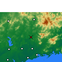 Nearby Forecast Locations - Gaozhou - mapa