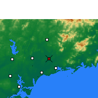 Nearby Forecast Locations - Maoming - mapa