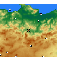 Nearby Forecast Locations - Kalima - mapa