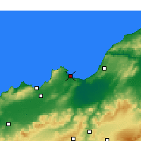 Nearby Forecast Locations - Arziw - mapa