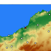 Nearby Forecast Locations - Bani Saf - mapa