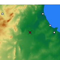 Nearby Forecast Locations - Kairuan - mapa