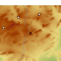 Nearby Forecast Locations - Al-Kasrajn - mapa