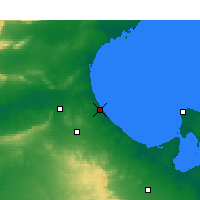 Nearby Forecast Locations - Kabis - mapa