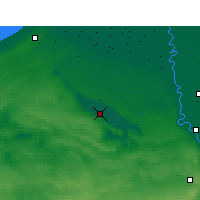 Nearby Forecast Locations - Wadi an-Natrun - mapa