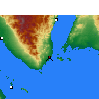 Nearby Forecast Locations - Szarm el-Szejk - mapa