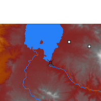 Nearby Forecast Locations - Bahyr Dar - mapa