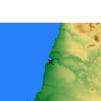 Nearby Forecast Locations - Moçâmedes - mapa