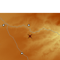Nearby Forecast Locations - Wodospady Wiktorii - mapa