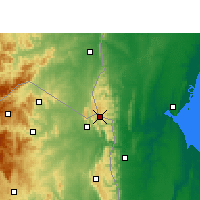 Nearby Forecast Locations - Lomahasha - mapa