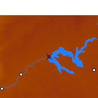 Nearby Forecast Locations - Bloemhof - mapa