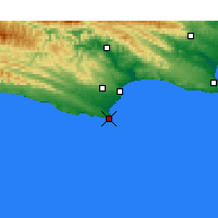 Nearby Forecast Locations - St Francis Bay - mapa