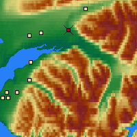 Nearby Forecast Locations - Palmer - mapa