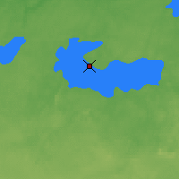 Nearby Forecast Locations - Wyspa Lake - mapa