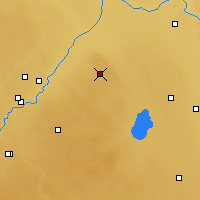 Nearby Forecast Locations - Elk Wyspa - mapa