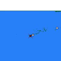 Nearby Forecast Locations - Key West Port lotniczy - mapa