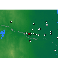 Nearby Forecast Locations - McAllen - mapa