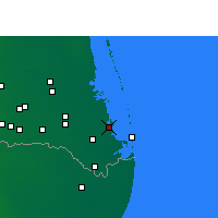 Nearby Forecast Locations - Port Isabel - mapa