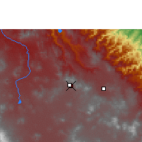 Nearby Forecast Locations - Pachuca - mapa