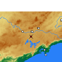 Nearby Forecast Locations - São Paulo - mapa