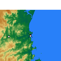 Nearby Forecast Locations - Navegantes Airport - mapa
