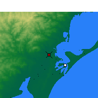 Nearby Forecast Locations - Pelotas - mapa