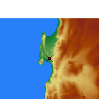 Nearby Forecast Locations - Antofagasta - mapa