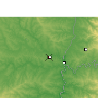 Nearby Forecast Locations - Port lotniczy Guarani - mapa