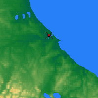 Nearby Forecast Locations - Río Grande - mapa