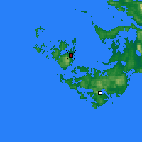 Nearby Forecast Locations - Weddell Island - mapa