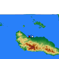 Nearby Forecast Locations - Honiara - mapa
