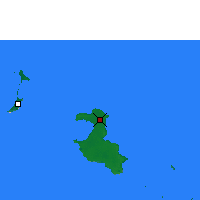 Nearby Forecast Locations - Ouanaham - mapa