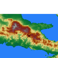 Nearby Forecast Locations - Agaun - mapa