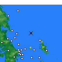 Nearby Forecast Locations - Mokohinau - mapa